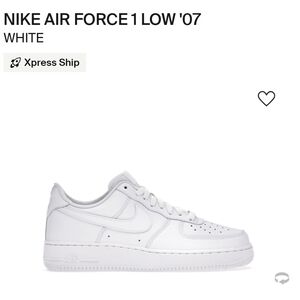 Nike White Air Force 1s
